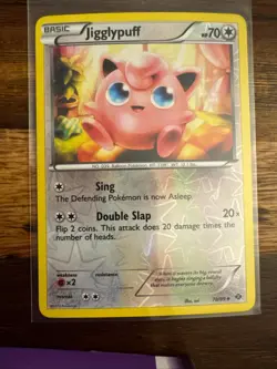 Jigglypuff 78/99 Uncommon Next Destinies Pokemon Reverse Holo Near Mint - Image 1