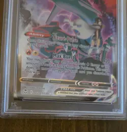 PSA 10 GEM MINT 2022 Pokemon Full Art Rayquaza VMAX Silver Tempest SWSH TG20 - Image 3