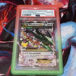 M Rayquaza EX 76/108 Pokemon Celebrations Classic PSA 10 GEM MINT - Image 1