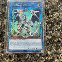 Yu-Gi-Oh! Firewall Dragon TN23-EN008 Quarter Century Secret Rare Limited Edition - Image 1