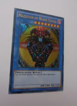 Magician of Black Chaos YGLD-ENC01 (Ultra Rare, 1st Edition, Played / LP) Yugioh - Image 1