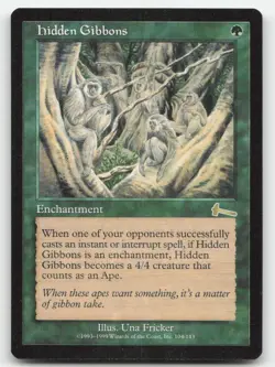 MTG Urza's Legacy #104 Hidden Gibbons LP - Image 1