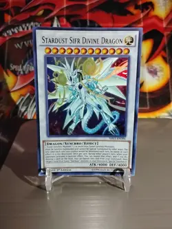 Yugioh Stardust Sifr Divine Dragon SHVI-EN096 1st Ultra Rare - Image 2