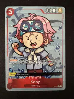 One Piece Card Game PRB-01 The Best Koby P-014 ENGLISH Full Alt Art NM/M - Image 1