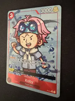 One Piece Card Game PRB-01 The Best Koby P-014 ENGLISH Full Alt Art NM/M - Image 2