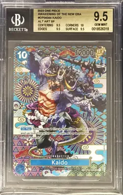 Kaido OP04-044 Alt Art SP Awakening of the new Era One Piece BGS 9.5 - Image 1