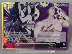 One Piece ENEL OP15-058 LEADER & OP15-060 SR Adventure On Kami’s Island Eng - Image 1