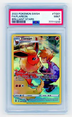 Flareon TG01/TG30 Brilliant Stars PSA 9 - Image 1