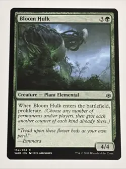 MTG War of the Spark Bloom Hulk 154/264 NM - Image 1