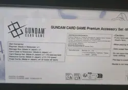 PB01 GUNDAM CARD GAME Premium Accessory Set Mobile Suit Wing ENGLISH - Image 4