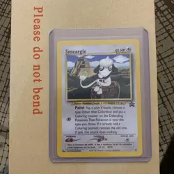 Smeargle Promo Card 32 WOTC Near Mint Black Star Promo Card (fast dispatch) - Image 1