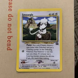 Smeargle Promo Card 32 WOTC Near Mint Black Star Promo Card (fast dispatch) - Image 2