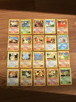 Pokemon TCG Gym Heroes Bulk Lot 24 Cards Non Holo Charmander Charmeleon! LP-NM - Image 1