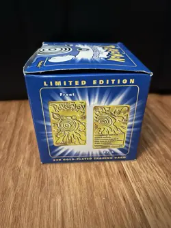 Pokemon Poliwhirl 23k Gold Plated Trading Card & Pokeball Burger King Sealed BLU - Image 2