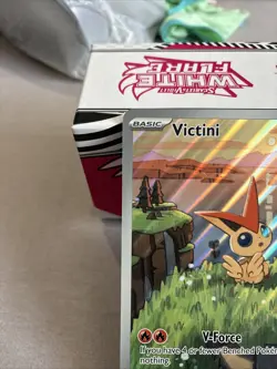 Pokemon Victini Jumbo Full Art Promo Card SVP 208: Black Bolt/White Flare M/NM - Image 5
