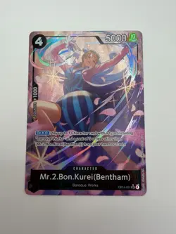 Mr.2 Bon Kurei (Bentham) OP14-091 SR – One Piece Card Game – Super Rare – NM - Image 1