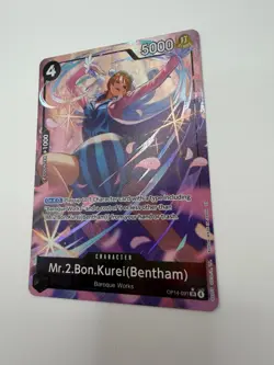 Mr.2 Bon Kurei (Bentham) OP14-091 SR – One Piece Card Game – Super Rare – NM - Image 2