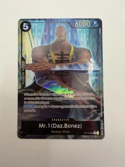 Mr. 1 (Daz Bonez) OP14-090 R | One Piece Card Game | Holo | NM | ATC - Image 1