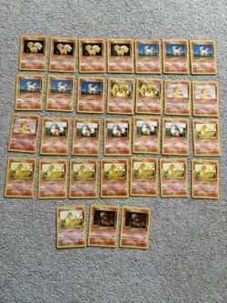 Pokemon TCG Fire Type Card Bundle Base Set/ Base Set 2/Jungle/Team Rocket/Fossil - Image 1