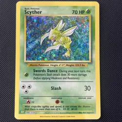 Pokemon Classic Collection Scyther Card CLV 006/034 NM/M Condition - Image 1