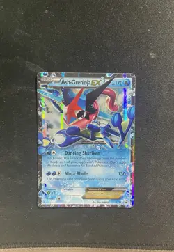 Pokemon Ash-Greninja EX XY133 XY Full Art Promo Holo English Card - Image 1