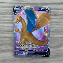 Charizard V SWSH050 SWSH: Sword & Shield Promo Cards Holo Full Art Pokemon TCG - Image 2