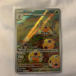Pokemon TCG Dottler Paradox Rift 184/182 Holo Illustration Rare Card - Image 1