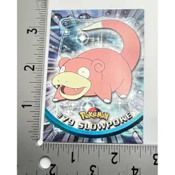 Slowpoke Pokemon Card Topps #79 TV Animation Edition Series Blue Logo - Image 3