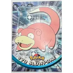 Slowpoke Pokemon Card Topps #79 TV Animation Edition Series Blue Logo - Image 5