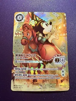 Minnie Mouse Sweetheart Princess Iconic Fabled 241/204 ENGLISH Collectible Card - Image 1