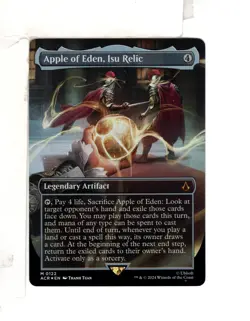 MTG SkeenAB Apple of Eden Isu Relic BORDERLESS FOIL from ACR. NM. - Image 1