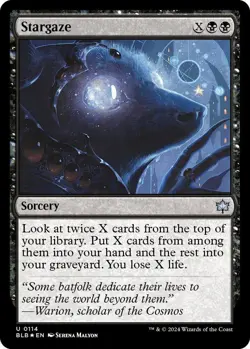 MTG Stargaze BLB U Sorcery *Foil* NM - Image 2