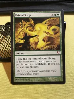 Wizards of the Coast Primal Surge Avacyn Restored Sorcery Mythic Green 189 - Image 1