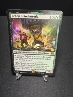 Bebop & Rocksteady TMNT MTG 0140 NM - Image 1