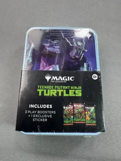 Magic: The Gathering Teenage Mutant Ninja Turtles Tin [Shredder] Box 3 Boosters - Image 1