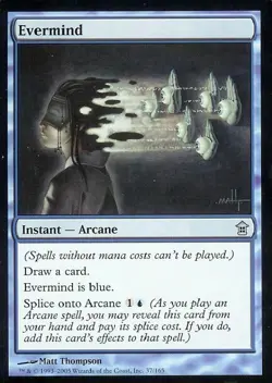 Evermind -Foil Light Play MTG Saviors of Kamigawa - Image 1