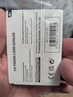 Pokemon TCG Gengar GameStop Promo Sealed Promo Card - Image 4
