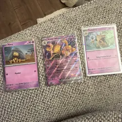 Pokemon 151 Alakazam EX Collection Promo Cards Set SVP 050 Abra 063 Kadabra 064 - Image 1