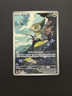 Pokemon TCG Axew 145/086 Sv: Black Bolt Illustration Rare Near Mint - Image 1