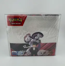 Pokemon Destined Rivals Booster Box Sealed w/ Semi Rigid Plastic Case - Image 1