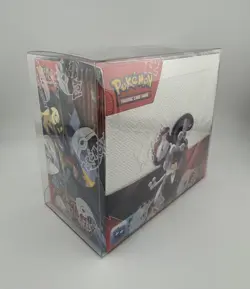 Pokemon Destined Rivals Booster Box Sealed w/ Semi Rigid Plastic Case - Image 2