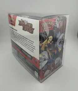 Pokemon Destined Rivals Booster Box Sealed w/ Semi Rigid Plastic Case - Image 4
