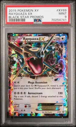 Pokemon Shiny Rayquaza EX PSA 9 XY69 XY Black Star Promo MINT - Image 1
