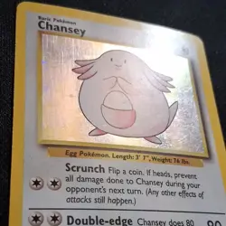 Chansey - (HP) Base Set Holo 3/102 1999 English Pokemon TCG - Image 3