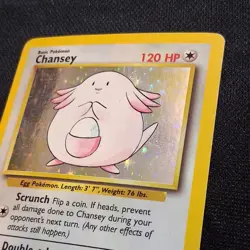 Chansey - (HP) Base Set Holo 3/102 1999 English Pokemon TCG - Image 4