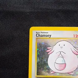 Chansey - (HP) Base Set Holo 3/102 1999 English Pokemon TCG - Image 5