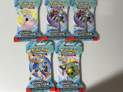 POKE'MON TCG - SCARLET & VIOLET JOURNEY TOGETHER - SET OF 5 BOOSTER PACKS - Image 2