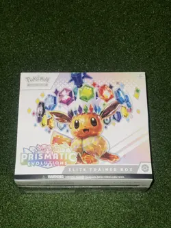 Pokemon TCG Scarlet & Violet Prismatic Evolutions Elite Trainer Box ETB Sealed - Image 1