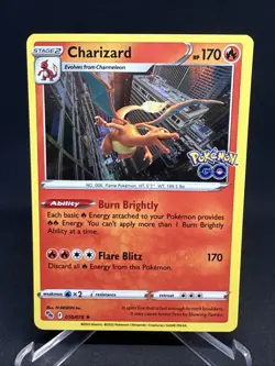 Pokemon TCG Holographic Charizard Venusaur & Blastoise Pokemon GO Holo Trio - Image 2