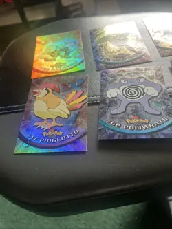 Vintage Topps Pokemon Foil Lot 5 Blue Logo 1 Black Series Victreebell Arcanine - Image 4